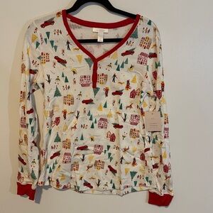 LC Lauren Conrad 2-Piece Christmas Sleep Set